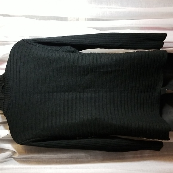 Sz L Assymetrical Cotton Sweater - Picture 6 of 7